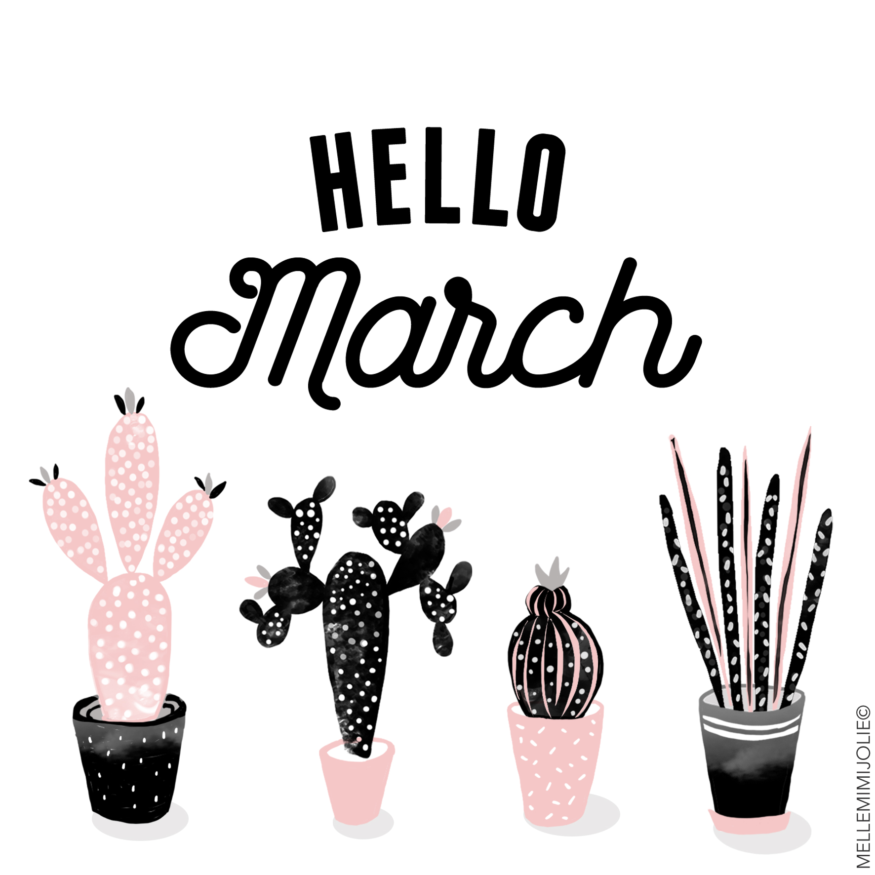 Hello march картинки